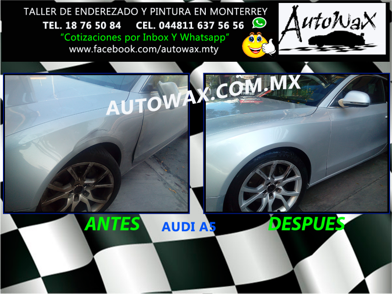 ENDEREZADO Y PINTURA EN GUADALUPE AUTOWAX