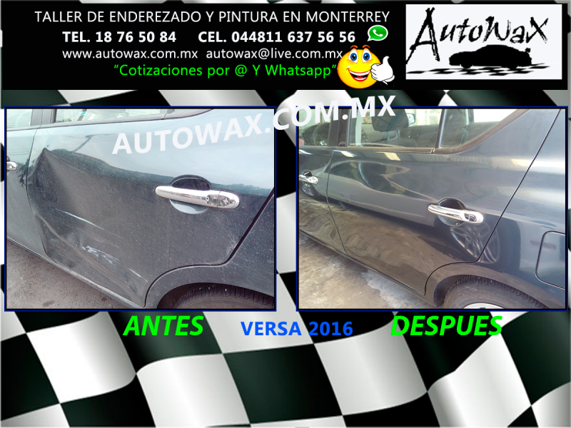 ENDEREZADO Y PINTURA EN GUADALUPE AUTOWAX