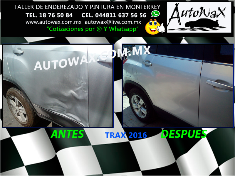 ENDEREZADO Y PINTURA EN GUADALUPE AUTOWAX
