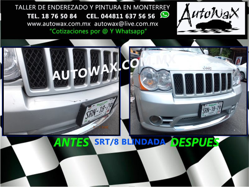 REPARACION DE FACIAS EN MONTERREY AUTOWAX