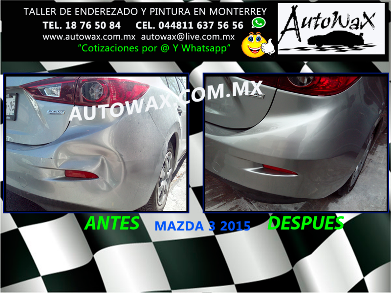 REPARACION DE FACIAS EN MONTERREY AUTOWAX