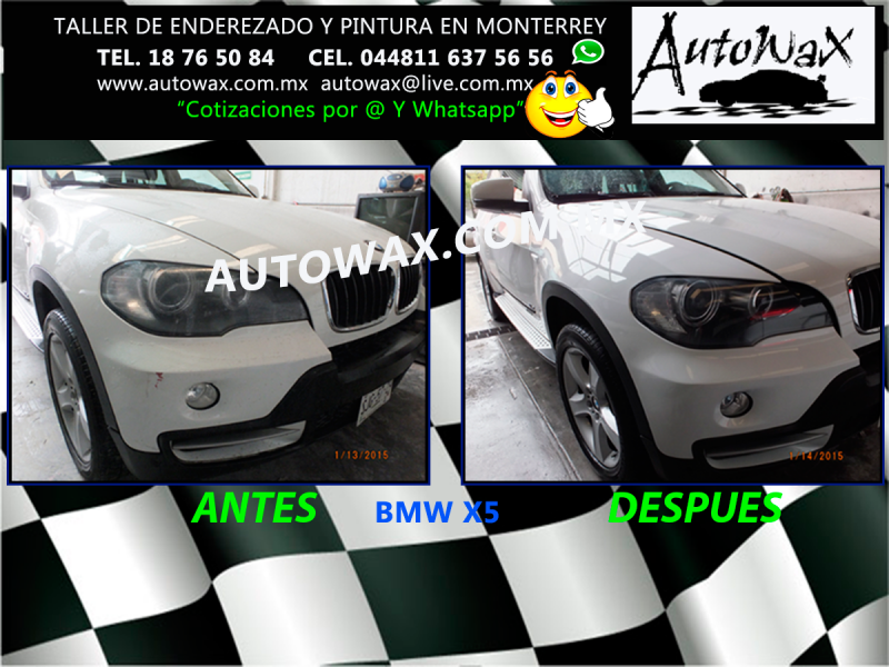 REPARACION DE FACIAS EN MONTERREY AUTOWAX