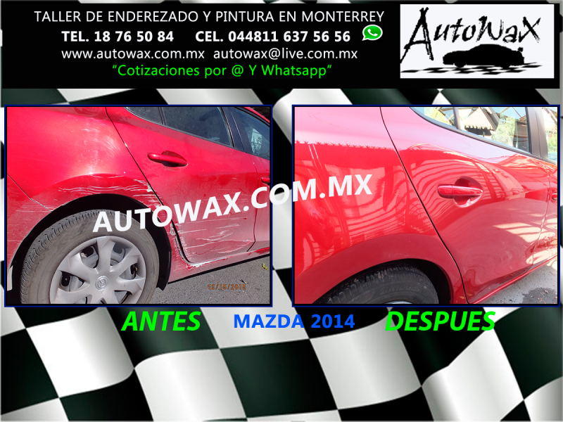 AUTOWAX TALLER DE ENDEREZADO Y PINTURA EN MONTERREY