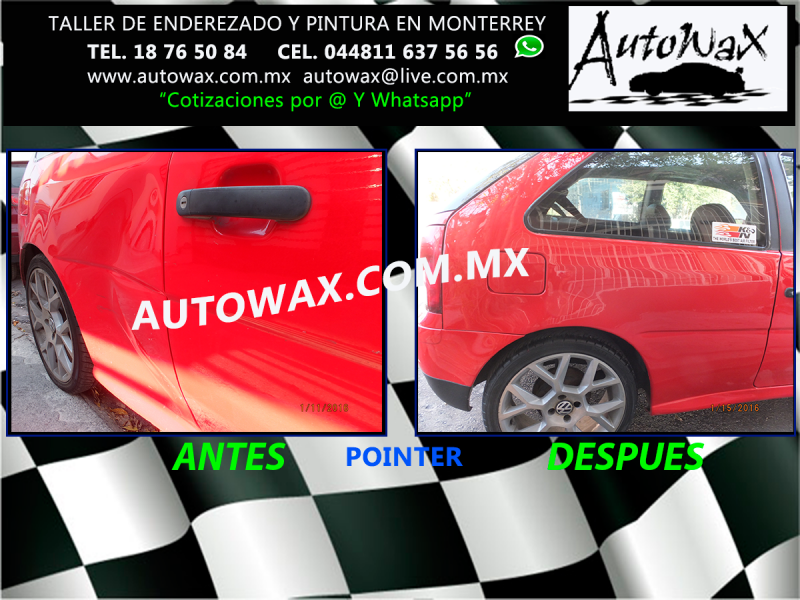AUTOWAX TALLER DE PINTURA EN MONTERREY
