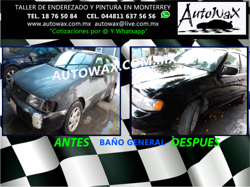Hojalateria y pintura en monterrey Autowax